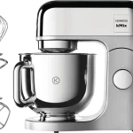 عجان كينود 1000وات يحتوي علي سلاحين عجن الثقيل والخفيف مكون من ستانلس+مضرب بيض ستانلس 5لتر سلفر KMX760CH