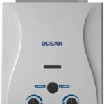 سخان غاز اوشند 6لتر بالمدخنة شاشة ديجيتال امكانية تشغيل الادابتور سلفر مصريLH06GA8SSL