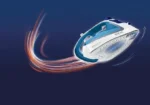 ⁦مكواة ملابس تيفال ايزى جليس بلس 2700وات ازرق  FV5751E2⁩ - الصورة ⁦2⁩