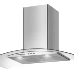 شفاط اوشن زجاجي 90سم بونبيه ستانلس مع قوة شفط موتور 3سرعات RAINBOW