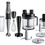 مجموعة هاند بلندر براون مالتي كويك 9 متعدد الوظائف 1200وات كبة 2لتر وكبة 500مل سكاكين ستانلس خاصية الخفق بالنبضات MQ9185XL