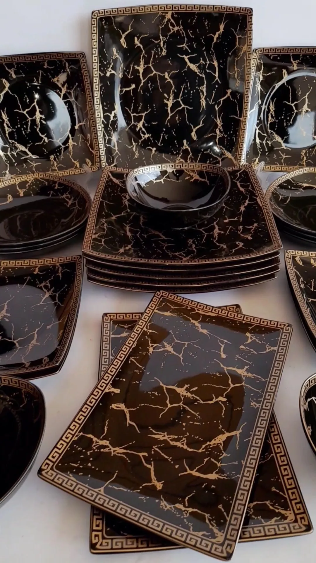 ⁦طقم عشا دريم 26ق ماربل6010#1⁩ - الصورة ⁦1⁩