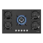 مسطح كومتيل بلت ان زجاج اسود 90سم ايطالى C9-50BTF