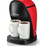 ماكينة قهوة بلاك اند ديكر اسبريسو 450وات احمر واسود DCM48