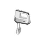 مضرب بيض تورنيدو 500وات 5سرعات وسرعة تربو وسلاحين للخفق والعجن ابيضHM-500T