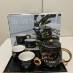 طقم شاي بالبراد 2 مج بورسلين