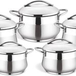 طقم استيل 10 ق هلب