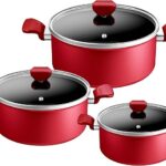 طقم تيفال اكسبرت حلة (18-24-26)