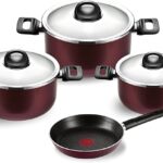 طقم 4 ق تيفال ارمتال حلة ( 20-24-28) مقلاية 22