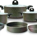 طقم مشكل بلاس تروفال 11 ق حلة(16-20-22-26)مقلاية 24 صينية 24 طاجن 30 جرانيت