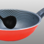 طقم مقلاية غويطة تروفال 2 ق 28 - قطعة توزيع أحمر