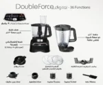⁦محضر طعام مولينكس دبل فورس 1000وات 36وظيفة ديجيتال اسود FP8268EG-98⁩ - الصورة ⁦4⁩