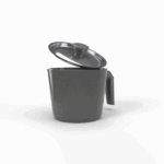 ⁦كسروله توب شيف 16 مدور رمادي⁩ - الصورة ⁦3⁩