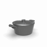 ⁦حله توب شيف  28 مدور رمادي⁩ - الصورة ⁦2⁩