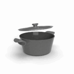 ⁦حله توب شيف 20 مدور رمادي⁩ - الصورة ⁦5⁩