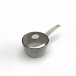 كسروله توب شيف  18 مدور بيج غطاء بيركس