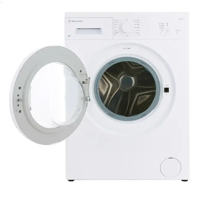 ⁦غسالة ملابس وايت بوينت فول اتوماتيك (تحميل امامي) 5ك -800لفة-ابيض جامبو تركيWPW5813D⁩ - الصورة ⁦3⁩