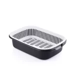 ⁦طبق مع مصفاية مستطيل⁩ - الصورة ⁦3⁩