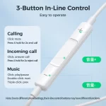 ⁦سماعة هاند فري JOYROOM ACC أصلي  JR-EW01⁩ - الصورة ⁦2⁩