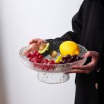 ⁦طبق تقديم زجاج ثلجي بالقاعدة⁩ - الصورة ⁦4⁩