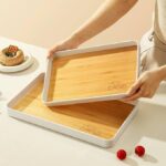 ⁦طقم صواني ميلامين 3ق 5 اشكال علبة ملونة جديد⁩ - الصورة ⁦5⁩