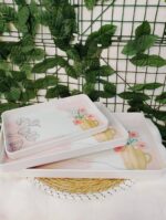 ⁦طقم صواني ميلامين 3ق 5 اشكال علبة ملونة جديد⁩ - الصورة ⁦14⁩