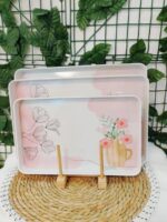 ⁦طقم صواني ميلامين 3ق 5 اشكال علبة ملونة جديد⁩ - الصورة ⁦15⁩