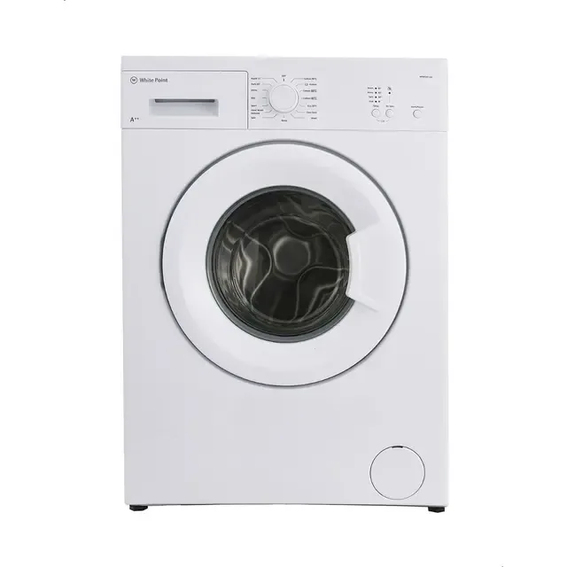 ⁦غسالة ملابس وايت بوينت فول اتوماتيك (تحميل امامي) 5ك -800لفة-ابيض جامبو تركيWPW5813D⁩ - الصورة ⁦1⁩