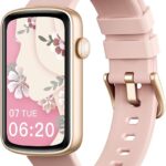 ساعة سمارت موديو ذهبي مع 3 أساور WATCH Modio Rose 2