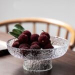 ⁦طبق تقديم زجاج ثلجي بالقاعدة⁩ - الصورة ⁦6⁩