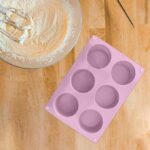 ⁦كب كيك سيلكون 6 عين⁩ - الصورة ⁦2⁩