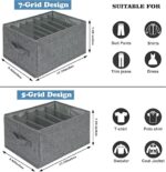 ⁦منظم كتان مقسم خانات مستطيل⁩ - الصورة ⁦8⁩