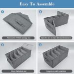 ⁦منظم كتان مقسم خانات مستطيل⁩ - الصورة ⁦9⁩