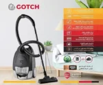 ⁦مكنسة ايكون جوتشي اسود GVC-2500⁩ - الصورة ⁦3⁩