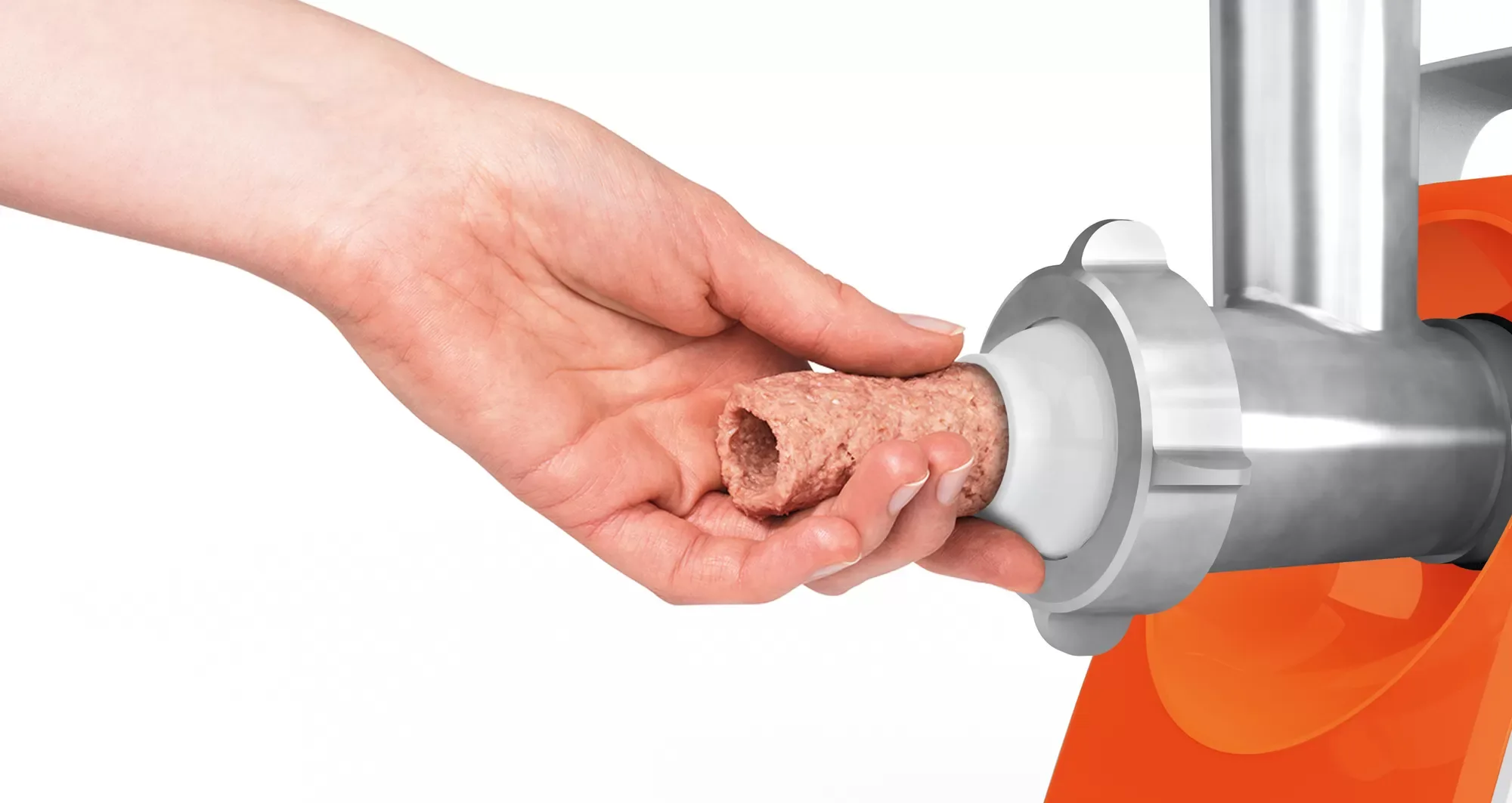 ⁦مفرمة بوش كومبكت باور 1600وات ابيض*احمر MFW3630I⁩ - الصورة ⁦2⁩