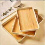 طقم صواني ميلامين 3ق 5 اشكال علبة ملونة جديد