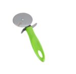 قطاعة بيتزا ستانلس بمسكة اخضر كريستال عرض كانيستر