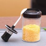 برطمان توابل زجاج بالمعلقة