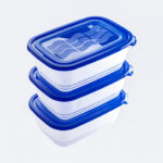 طقم ثلاجة ويفر مستطيل كبير 3 علبه