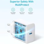 ⁦ACC  راس شاحن انكر anker charger 20w a2374l21⁩ - الصورة ⁦2⁩