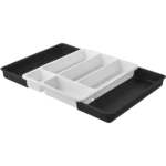 ⁦علبة درج أدوات مائدة مع جوانب (أسود)  Cutlery Tray with Sides - Black - Max. 51 x 36cm⁩ - الصورة ⁦2⁩