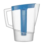 دورق بالصفاية2.2 لتر أزرق Pitcher with Infuser - Clear with Blue lid