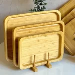 طقم صنية خشب 3ق