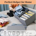 ⁦منظم كتان مقسم خانات مستطيل⁩ - الصورة ⁦3⁩