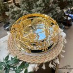 طقم صواني مرايا 3ق مدور ورق شجر