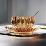 ⁦طقم خشاف زجاج 12ق بالطبق جولد ABDO-22-125A/26-84B/32-441⁩ - الصورة ⁦5⁩