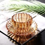 ⁦طقم خشاف زجاج 12ق بالطبق جولد ABDO-22-125A/26-84B/32-441⁩ - الصورة ⁦4⁩