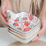 ⁦مقلاية بورسلين مربع بيد ميكس اشكال ABDO-1-1A⁩ - الصورة ⁦2⁩