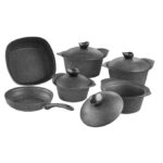 طقم اوركا زوني جرانتيت اسود 10ق