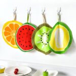 فوطة مطبخ دائرية اشكال فواكة